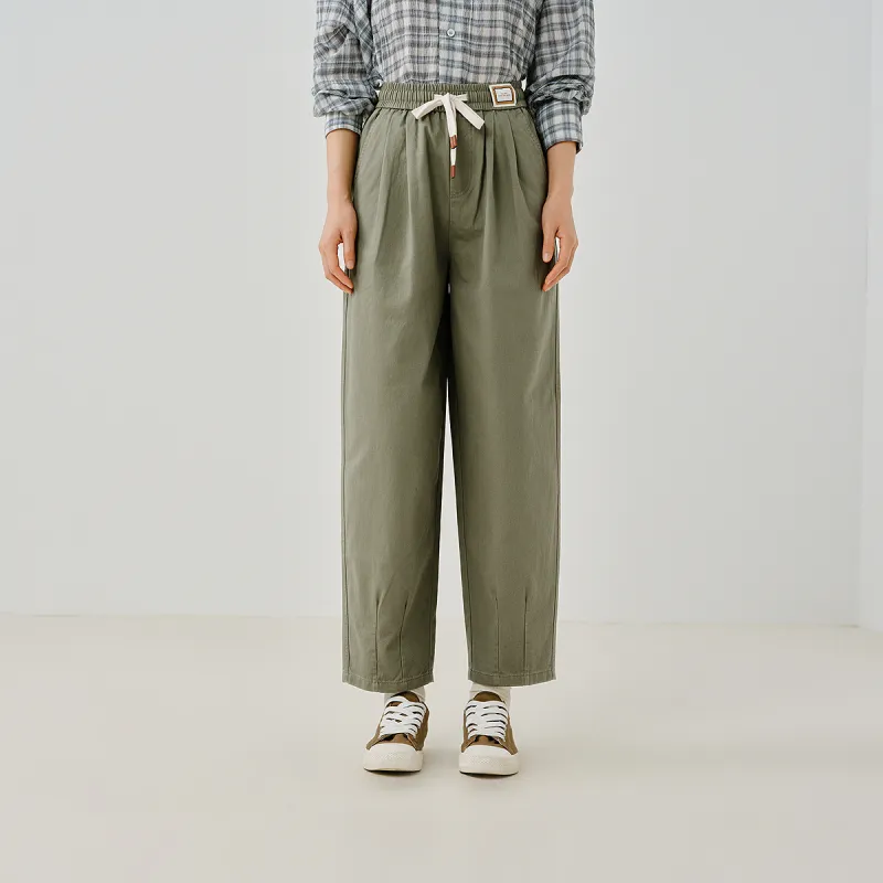 SEM/R Loose Fit Japanese Style Spring Casual Pants Women's-6