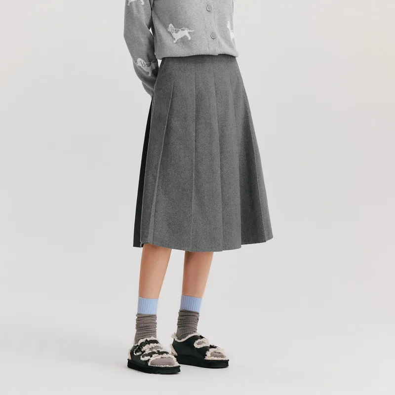 SEM/R Casual Short Skirts Women's Gray Tone-2