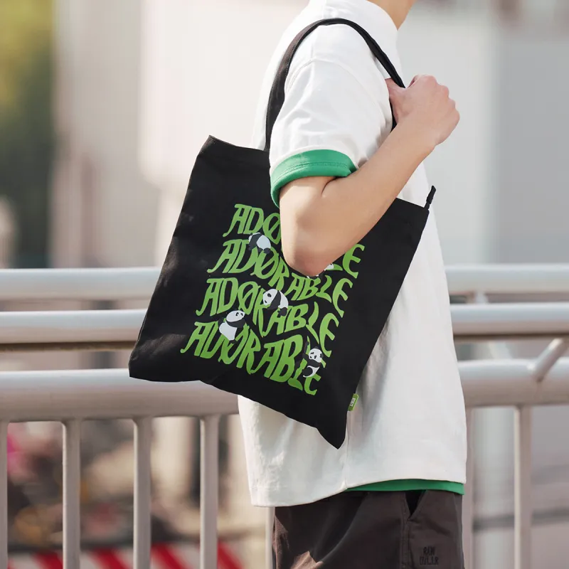 SEM/R Canvas Bag Printed Shoulder Bag Tote Unisex-14