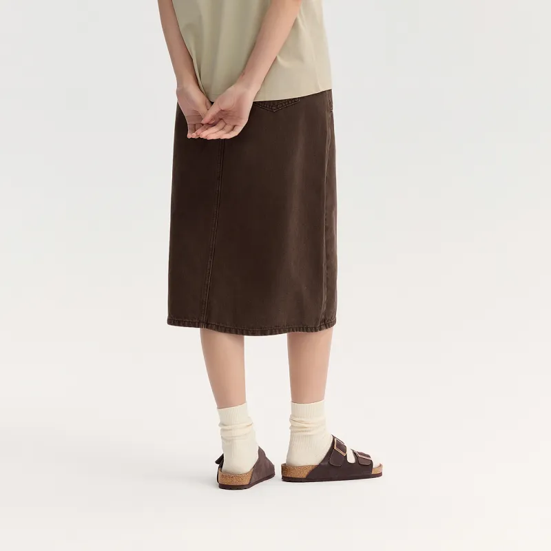 SEM/R Denim Long Skirts Women's-14