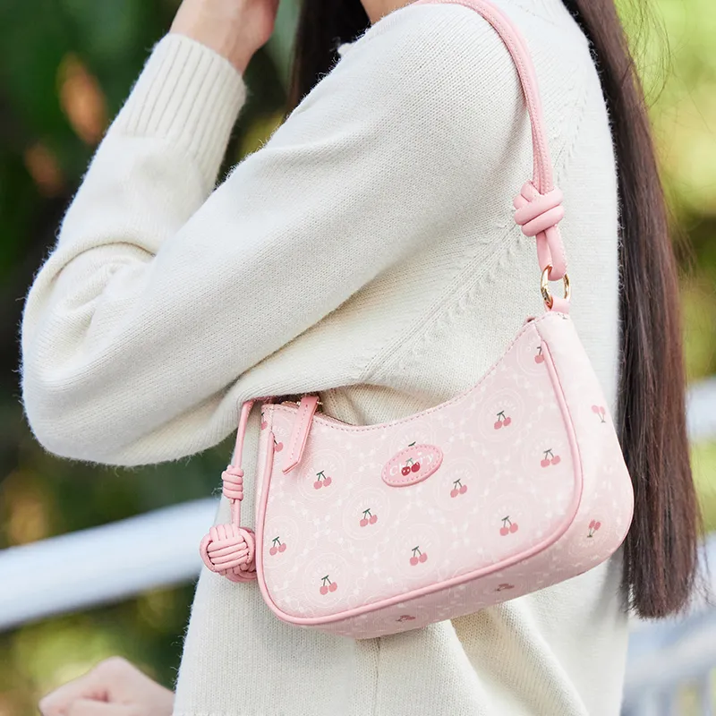 SEM/R PU Shoulder Bag, Crossbody Bag Trumpets Women's Milk White 10501, Dream Pink 60302, Denim Blue 80300-8