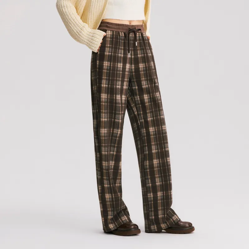 SEM/R Casual Pants Women's Coffee Tones-2