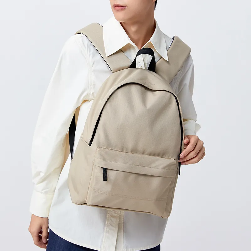SEM/R Polyester Laptop Bag Backpack Tubas Men's Shell Khaki/Burgundy/Purple/Gray Blue/Black/Dusty Pink-2