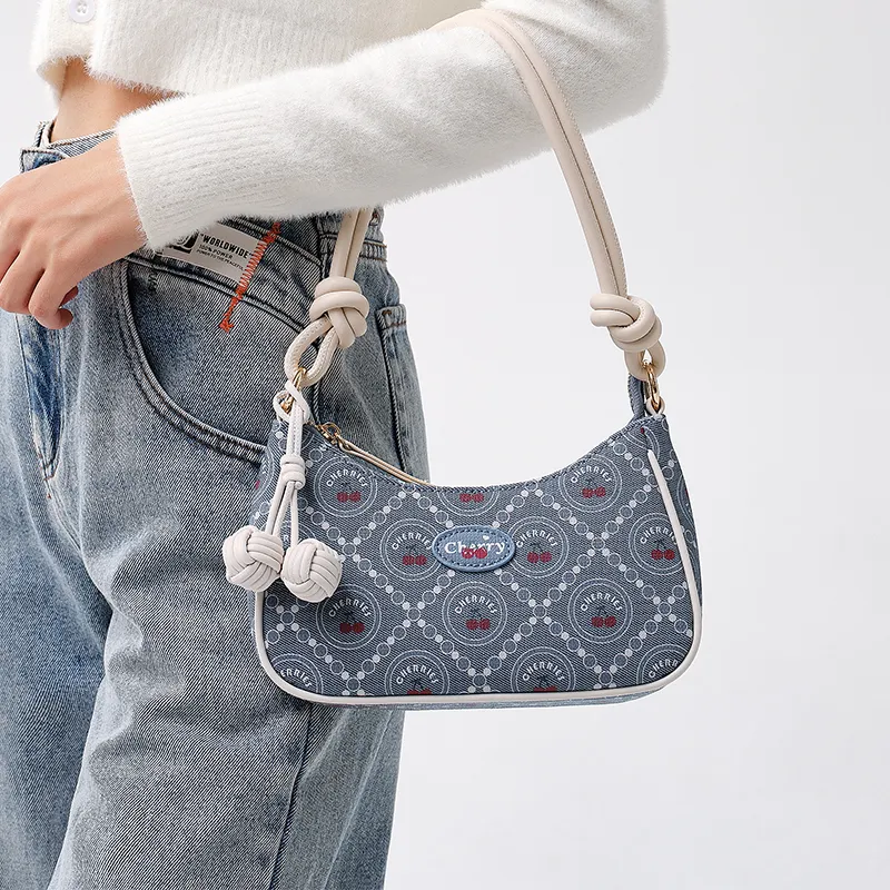SEM/R PU Shoulder Bag, Crossbody Bag Trumpets Women's Milk White 10501, Dream Pink 60302, Denim Blue 80300-14