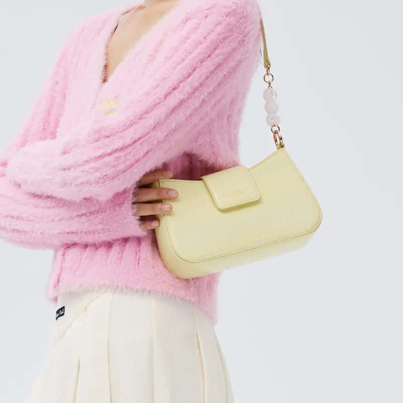 SEM/R PU Shoulder Bag Women's White-6