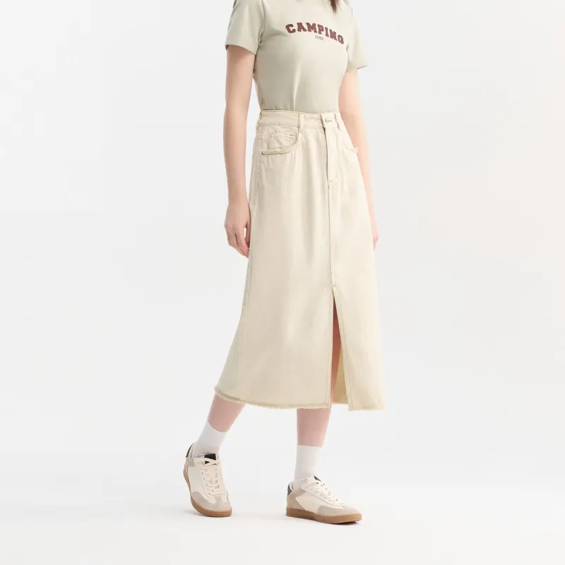 SEM/R Denim Long Skirts Women's-13