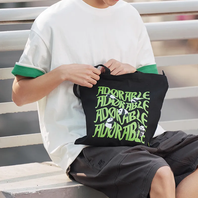 SEM/R Canvas Bag Printed Shoulder Bag Tote Unisex-16