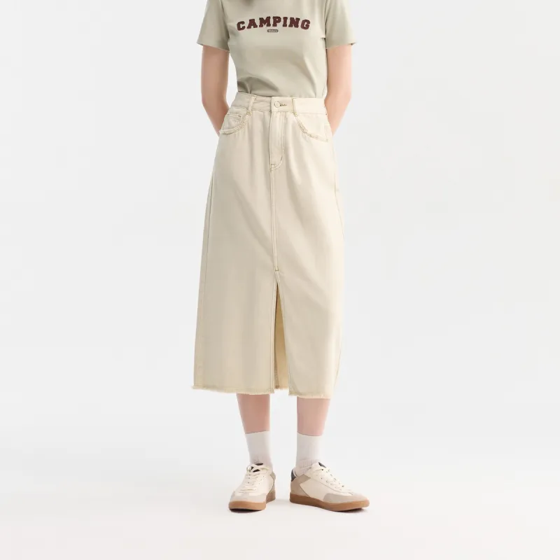 SEM/R Denim Long Skirts Women's-11