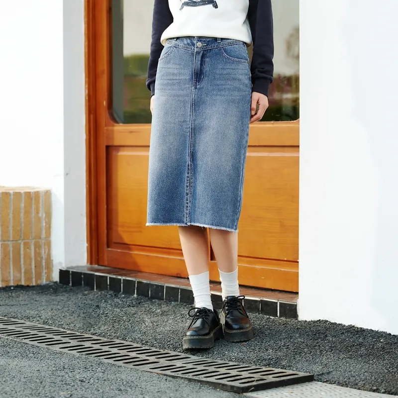 SEM/R Denim Long Skirts Women's-10