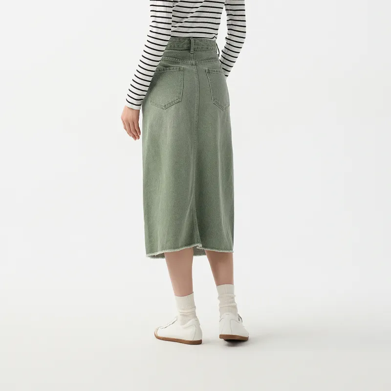 SEM/R Denim Long Skirts Women's-4