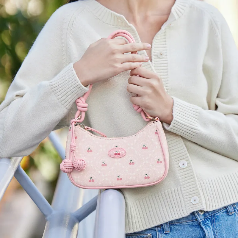 SEM/R PU Shoulder Bag, Crossbody Bag Trumpets Women's Milk White 10501, Dream Pink 60302, Denim Blue 80300-7