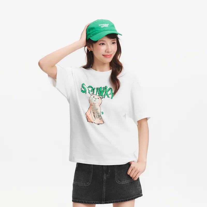SEM/R Drop Shoulder Sleeve T Shirt Women's-2