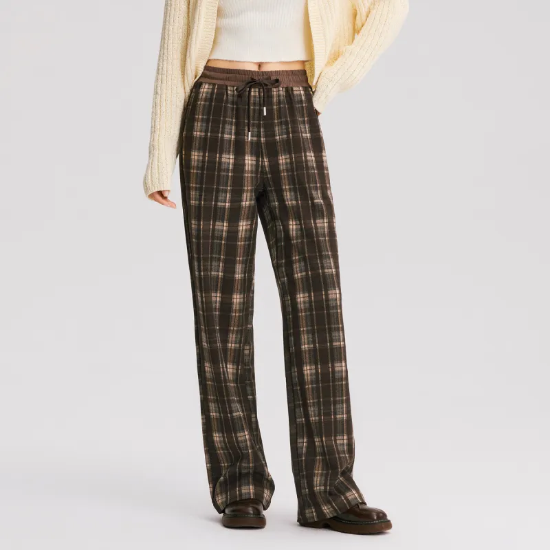 SEM/R Casual Pants Women's Coffee Tones-3