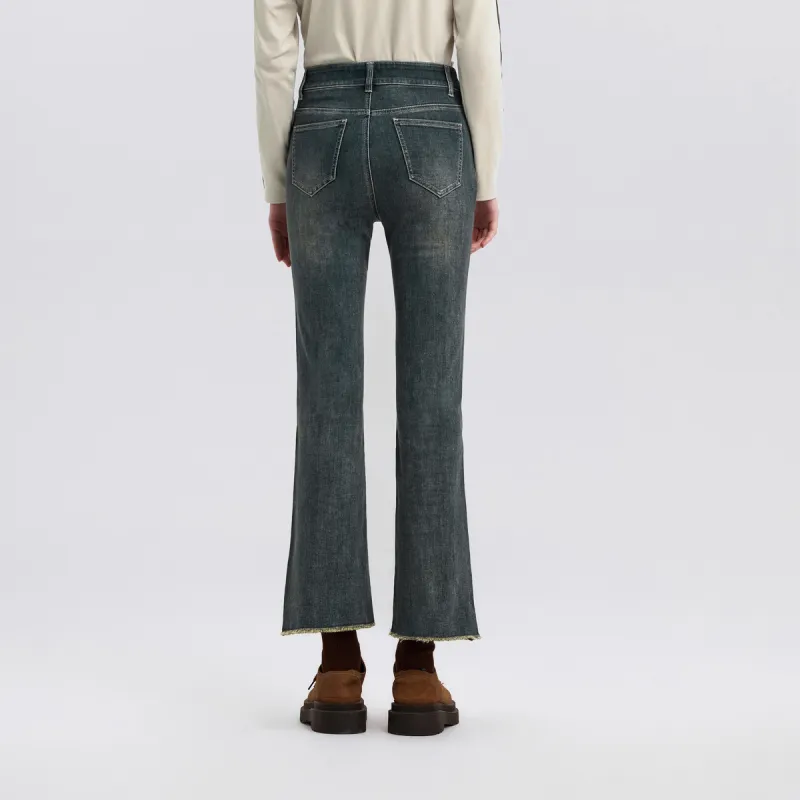 SEM/R Jeans Women's Denim Yellow Mud 80325-3