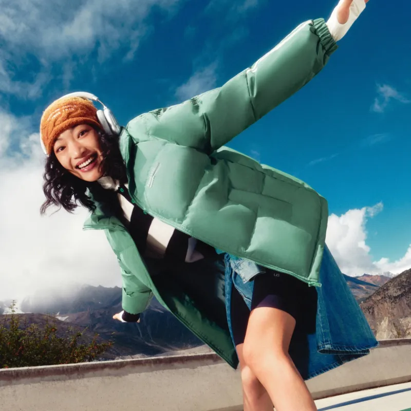 SEM/R High Cleaning Efficiency 1000+ Windproof And Rainproof Down Jacket Women's-3