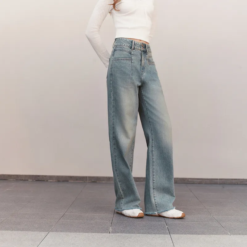 SEM/R Jeans Women's Light Yellow Mud-3