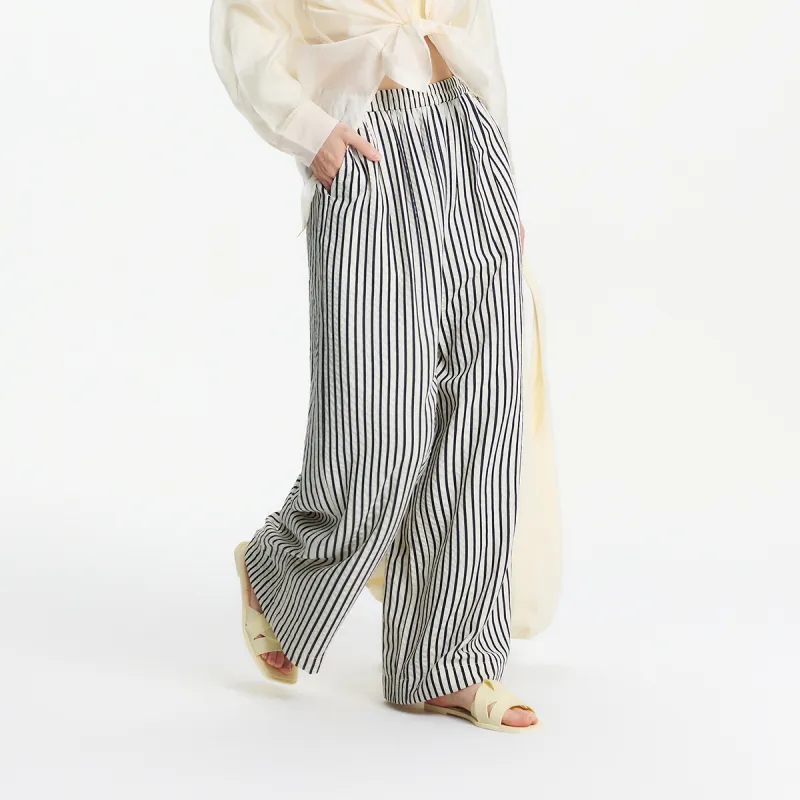 SEM/R Casual Pants Women's White Blue Tone 00318-3