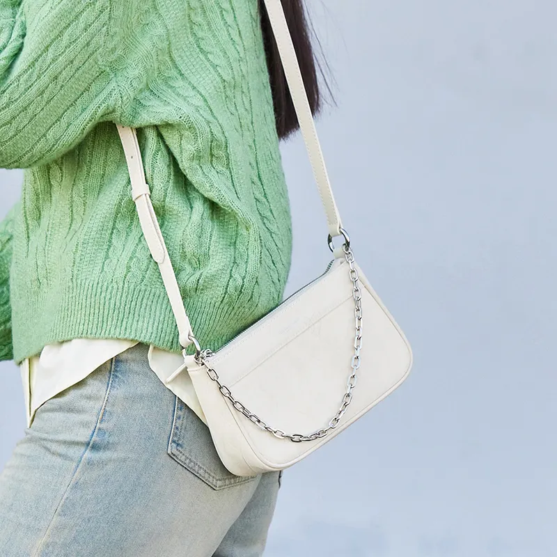 SEM/R Shoulder Bag Cream White/denim Light Blue Women's-3