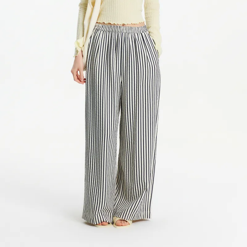 SEM/R Casual Pants Women's White Blue Tone 00318-2