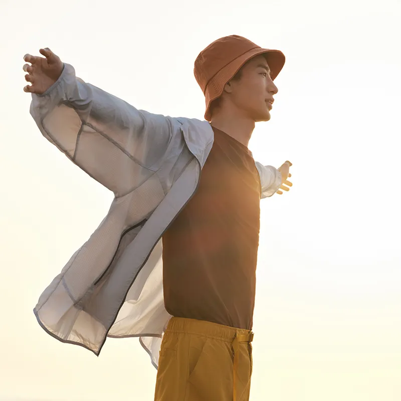 SEM/R Cooling Sensation Technology Sun Protection Clothing Unisex-12