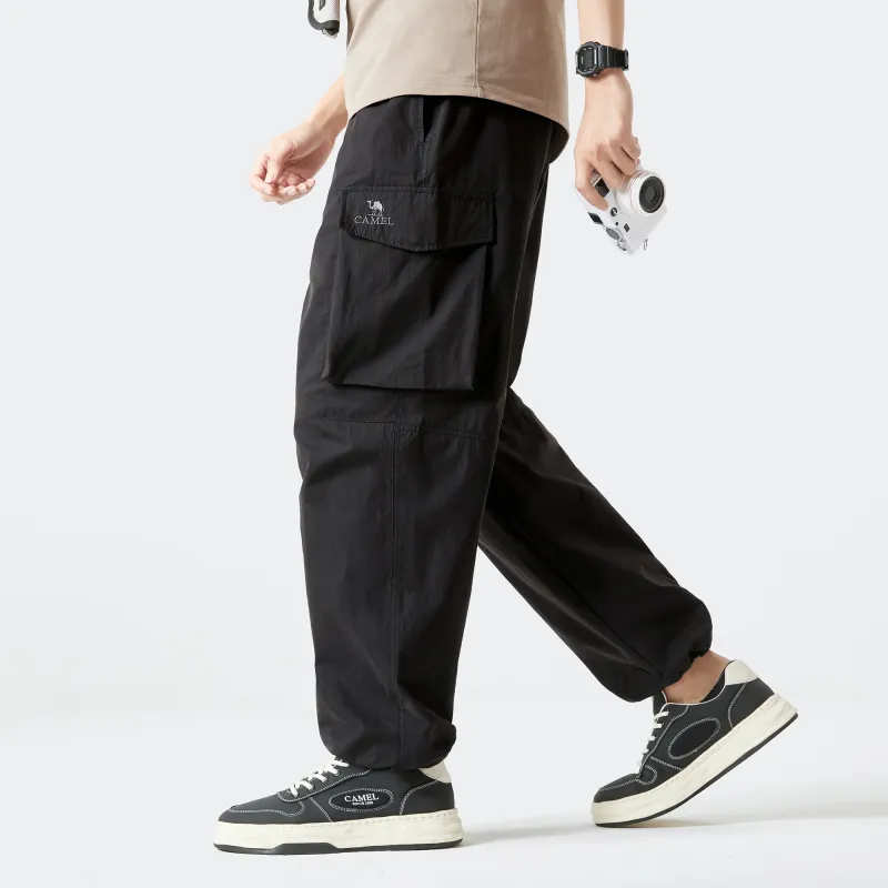 CAMEL Cargo Pants Men-17