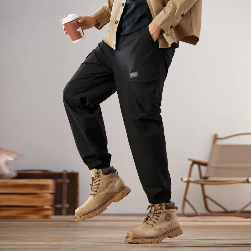 CAMEL Cargo Pants Men-5