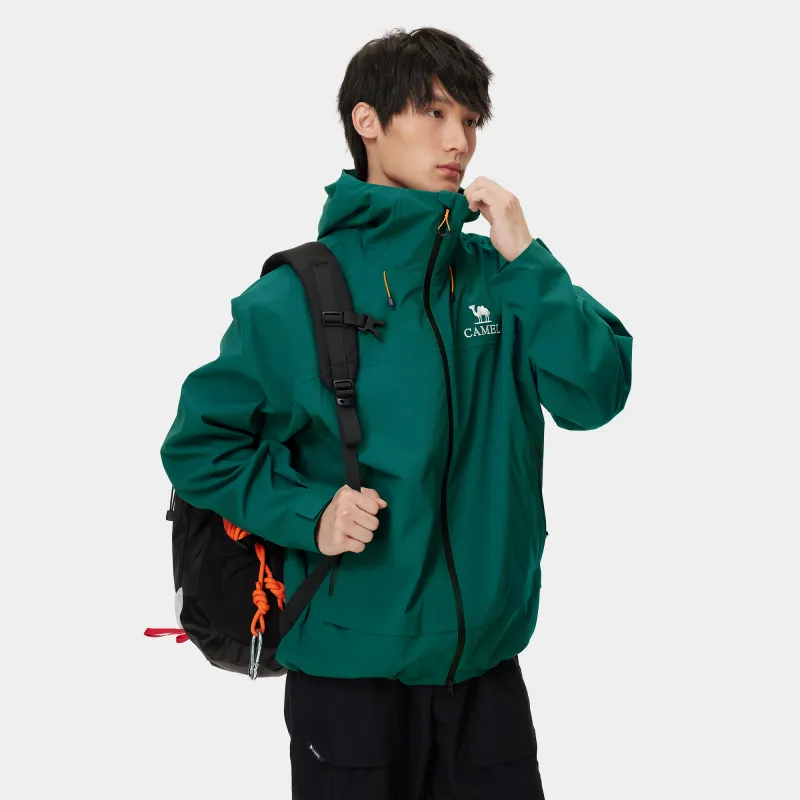 CAMEL All weather Waterproof And Windproof Windbreaker Jacket Unisex-16