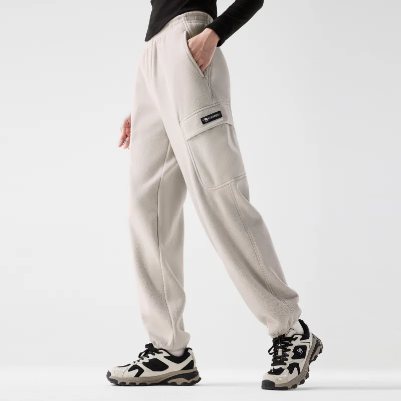 CAMEL Warm Fleece Series Casual Pants Unisex-9