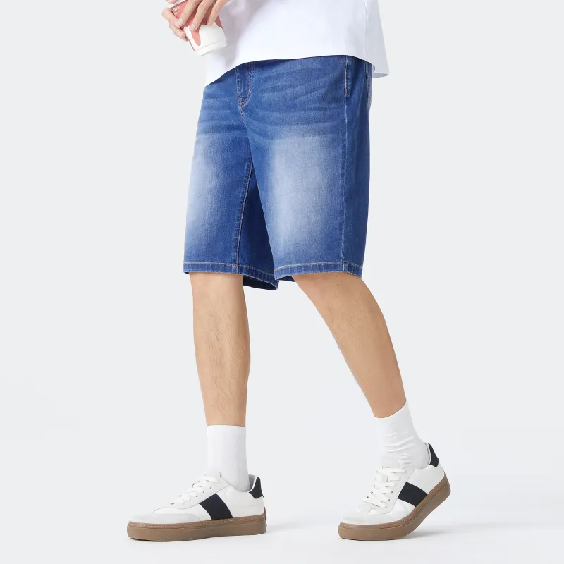 CAMEL Urban Function Series Denim Shorts Men Blue-6
