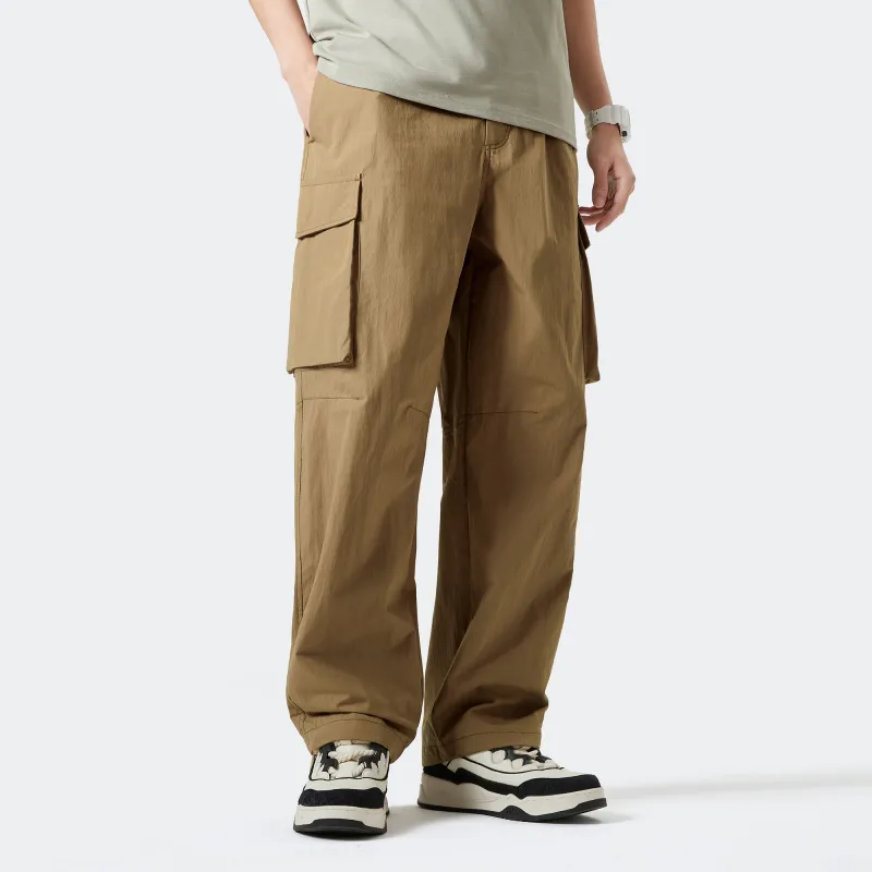 CAMEL Cargo Pants Men-6