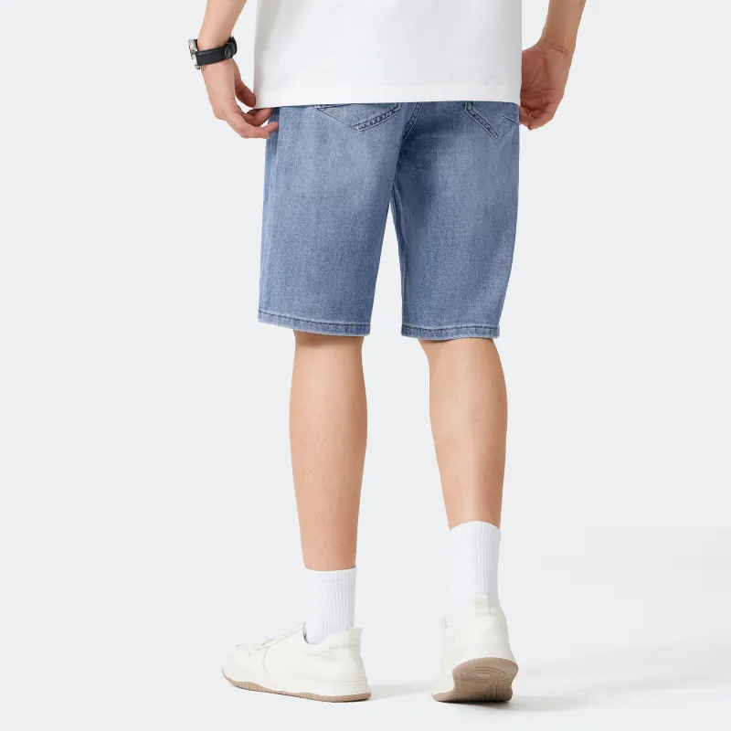 CAMEL Urban Function Series Denim Shorts Men Light Blue-6