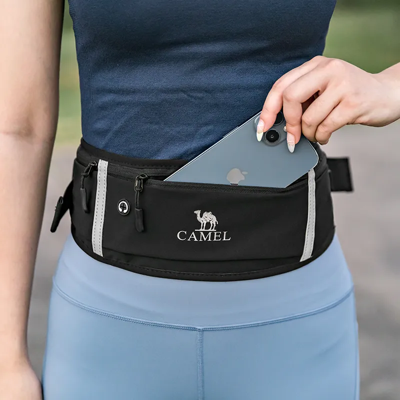 CAMEL Fabric Fanny Pack Trumpets Unisex Black-1
