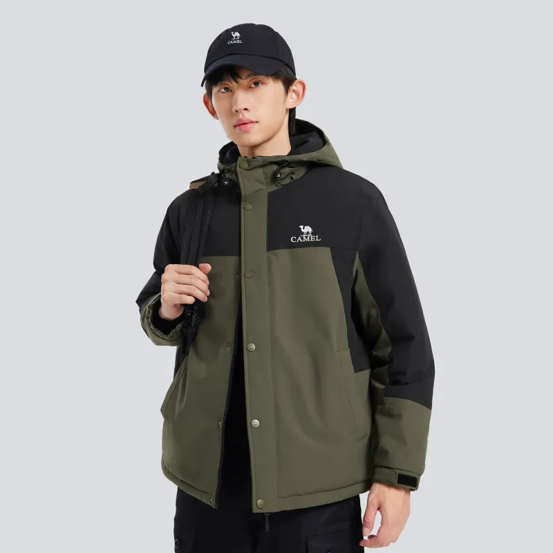 CAMEL Puffer Jackets Men-14