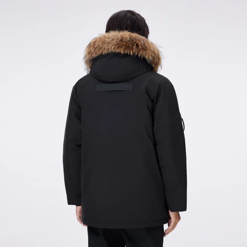 CAMEL Warm Fleece Series Down Jacket Unisex-2