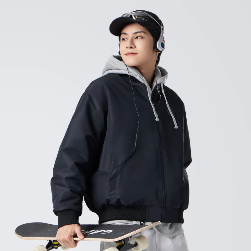 CAMEL Outdoor Commute Loose Fit Air Force Pilot Jacket Thermal Windproof Abrasion Resistant Coat Baseball Jacket Unisex-6