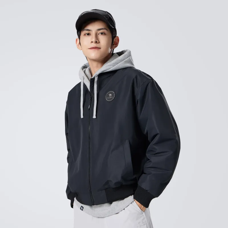 CAMEL Outdoor Commute Loose Fit Air Force Pilot Jacket Thermal Windproof Abrasion Resistant Coat Baseball Jacket Unisex-2