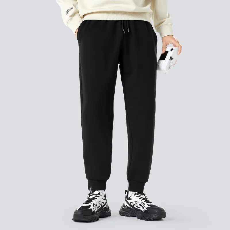 CAMEL Urban Function Series Knitted Sweatpants Men Black-3