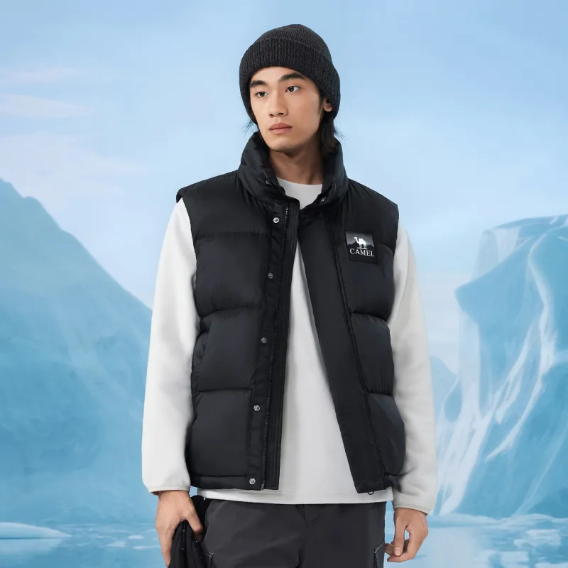 CAMEL Warm Fleece Series Vest Unisex-4