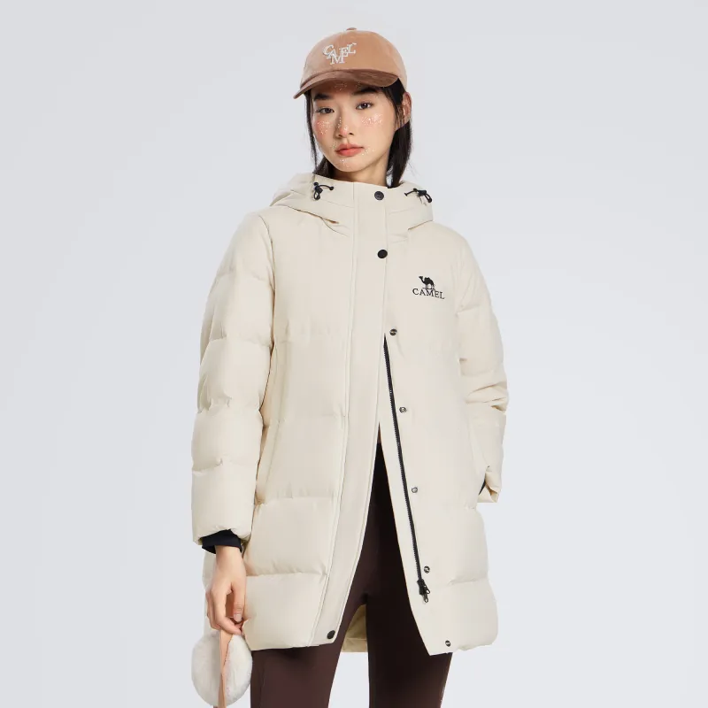 CAMEL Warm Fleece Series Down Jackets Women's-4