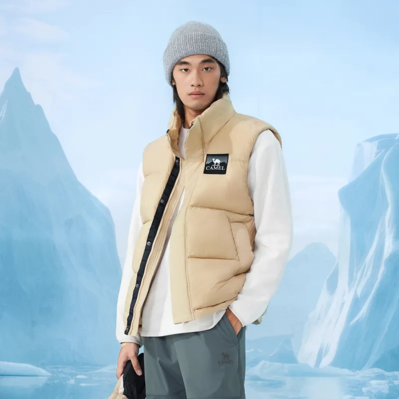 CAMEL Warm Fleece Series Vest Unisex-10