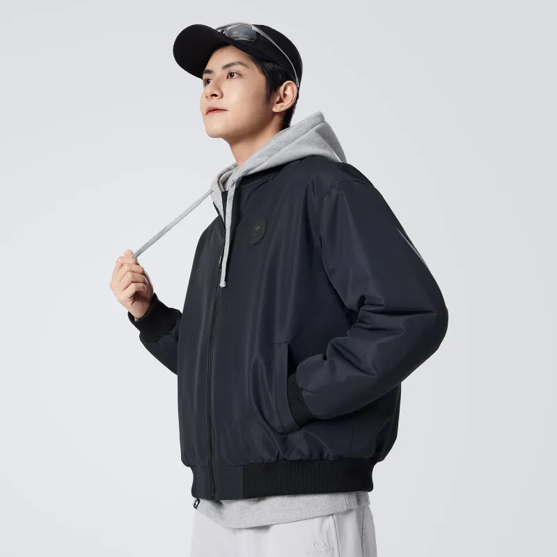 CAMEL Outdoor Commute Loose Fit Air Force Pilot Jacket Thermal Windproof Abrasion Resistant Coat Baseball Jacket Unisex-5
