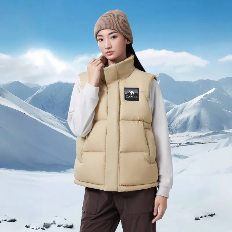 CAMEL Warm Fleece Series Vest Unisex-8
