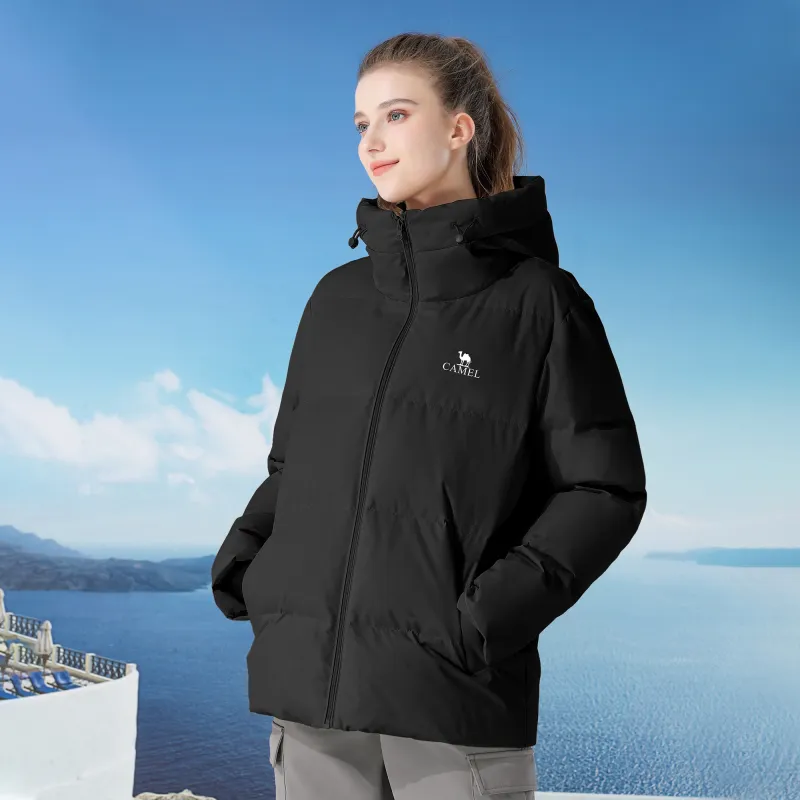 CAMEL Warm Fleece Series Down Jacket Unisex-3