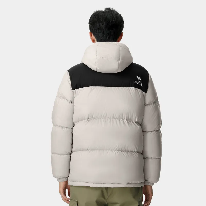 CAMEL Warm Fleece Series Down Jacket Unisex-18