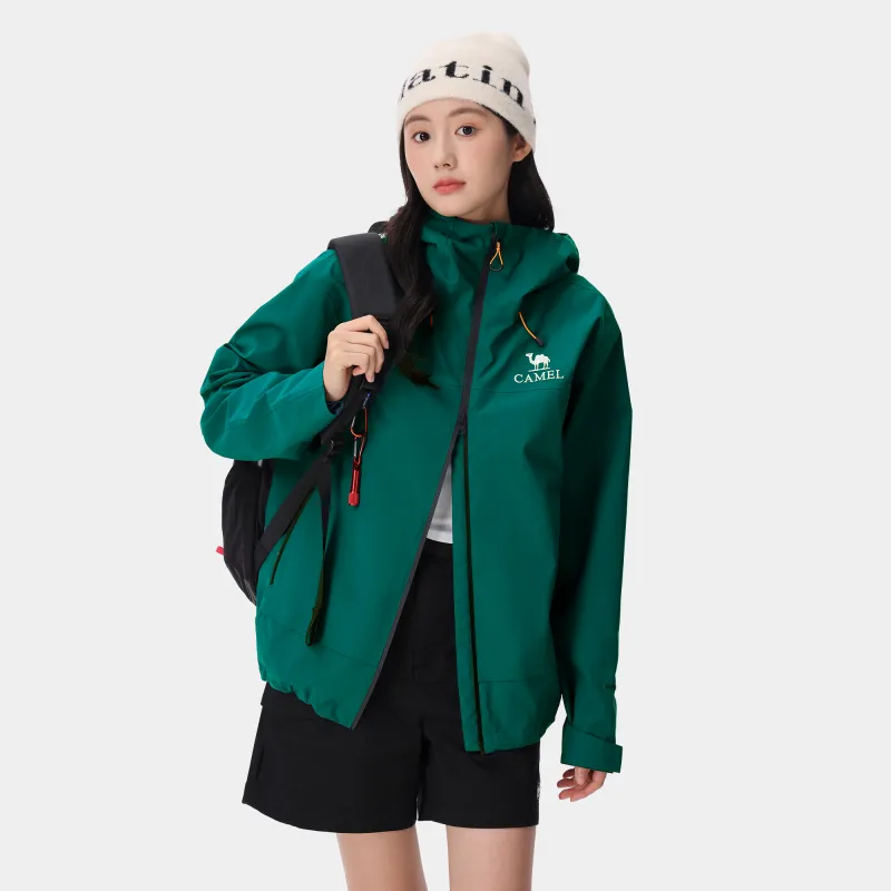 CAMEL All weather Waterproof And Windproof Windbreaker Jacket Unisex-14