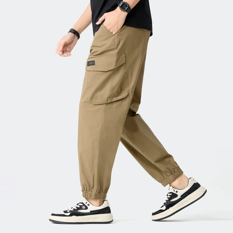 CAMEL Cargo Pants Men-16