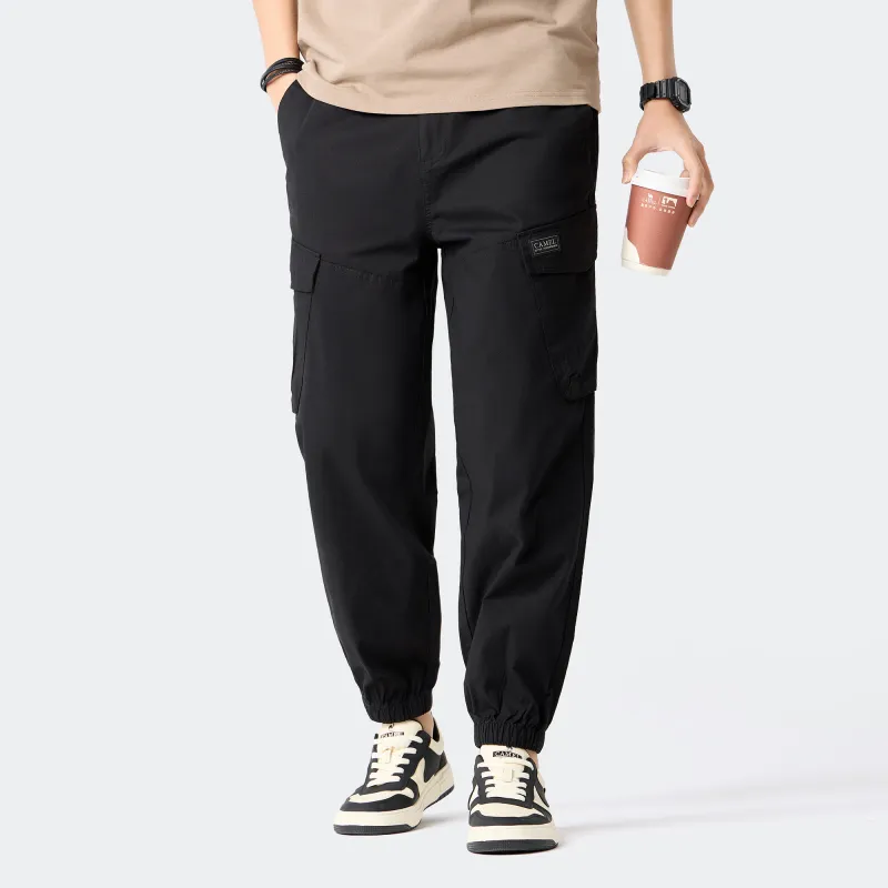 CAMEL Cargo Pants Men-7