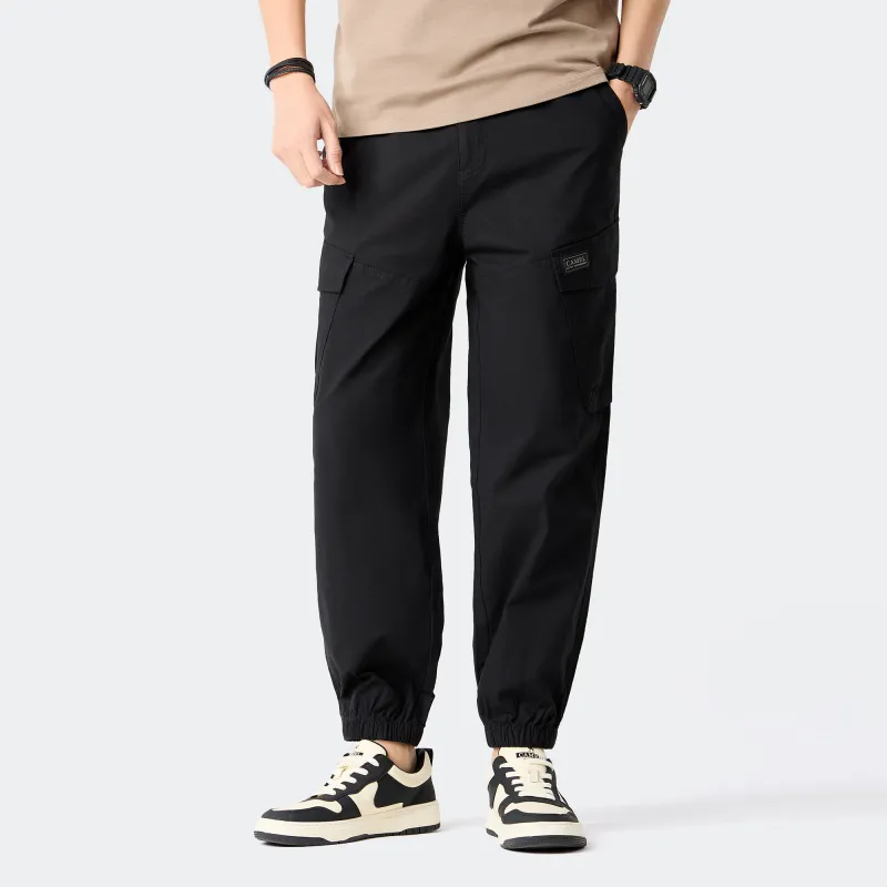 CAMEL Cargo Pants Men-9