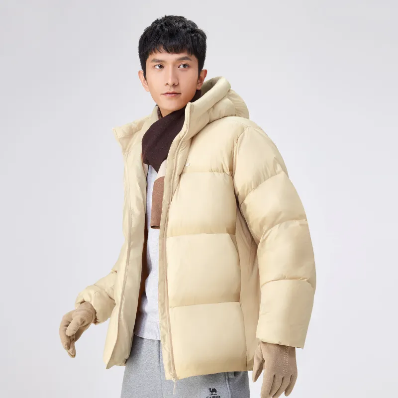 CAMEL Warm Fleece Series Down Jackets Unisex-12