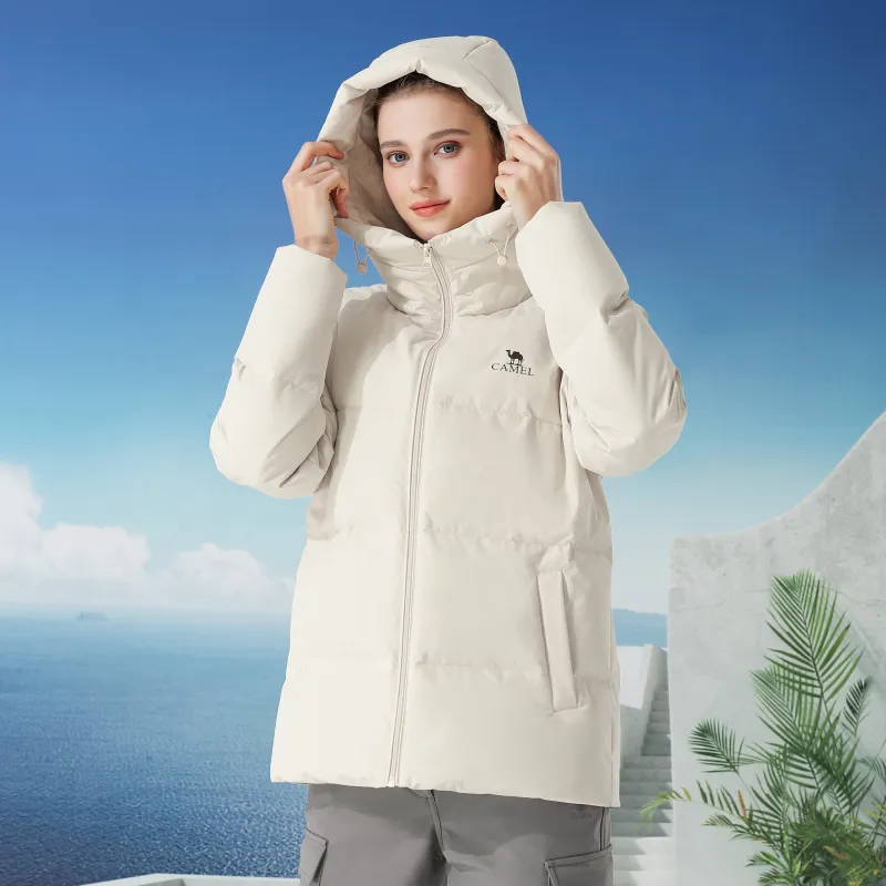 CAMEL Warm Fleece Series Down Jacket Unisex-10